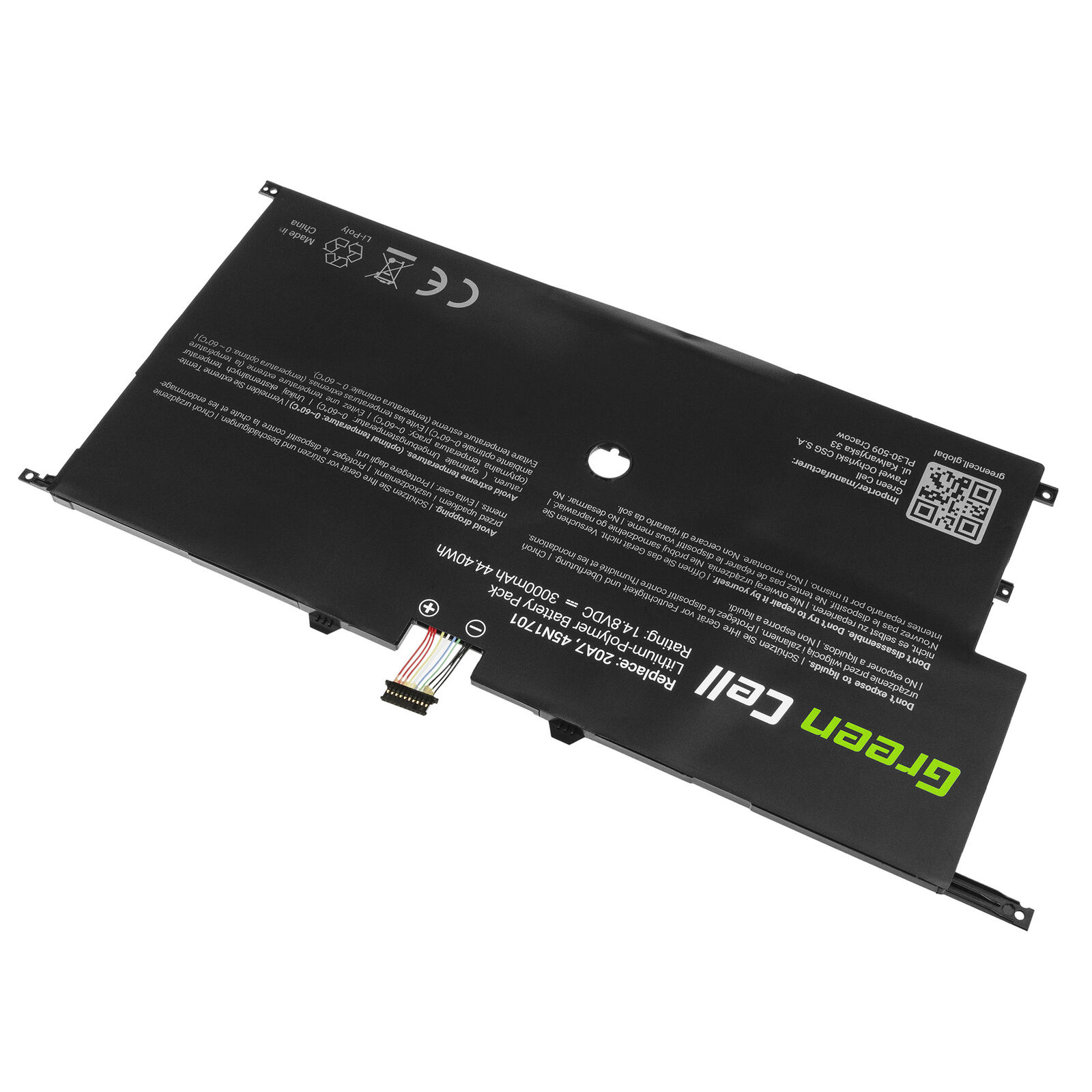 akku für Lenovo ThinkPad X1 Carbon 14 Gen 2 20A7 20A8 45N1702 45N1703 (kompatibel)