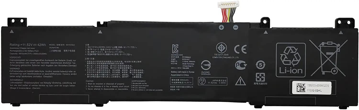 akku für ASUS ZenBook Flip 14 UM462DA UM462DA-AI012T,AI014T UX461FN-E1029T UX462 UX462D UX462UDA X462Dmeet XA-2G B31N1822