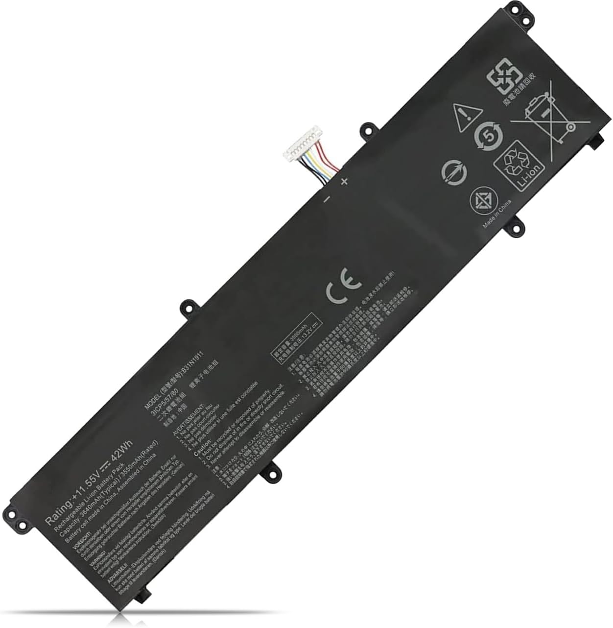 akku für B31N1911 Asus X413FF VivoBook Flip 14 TM420IA-EC147 B0B200-03580300