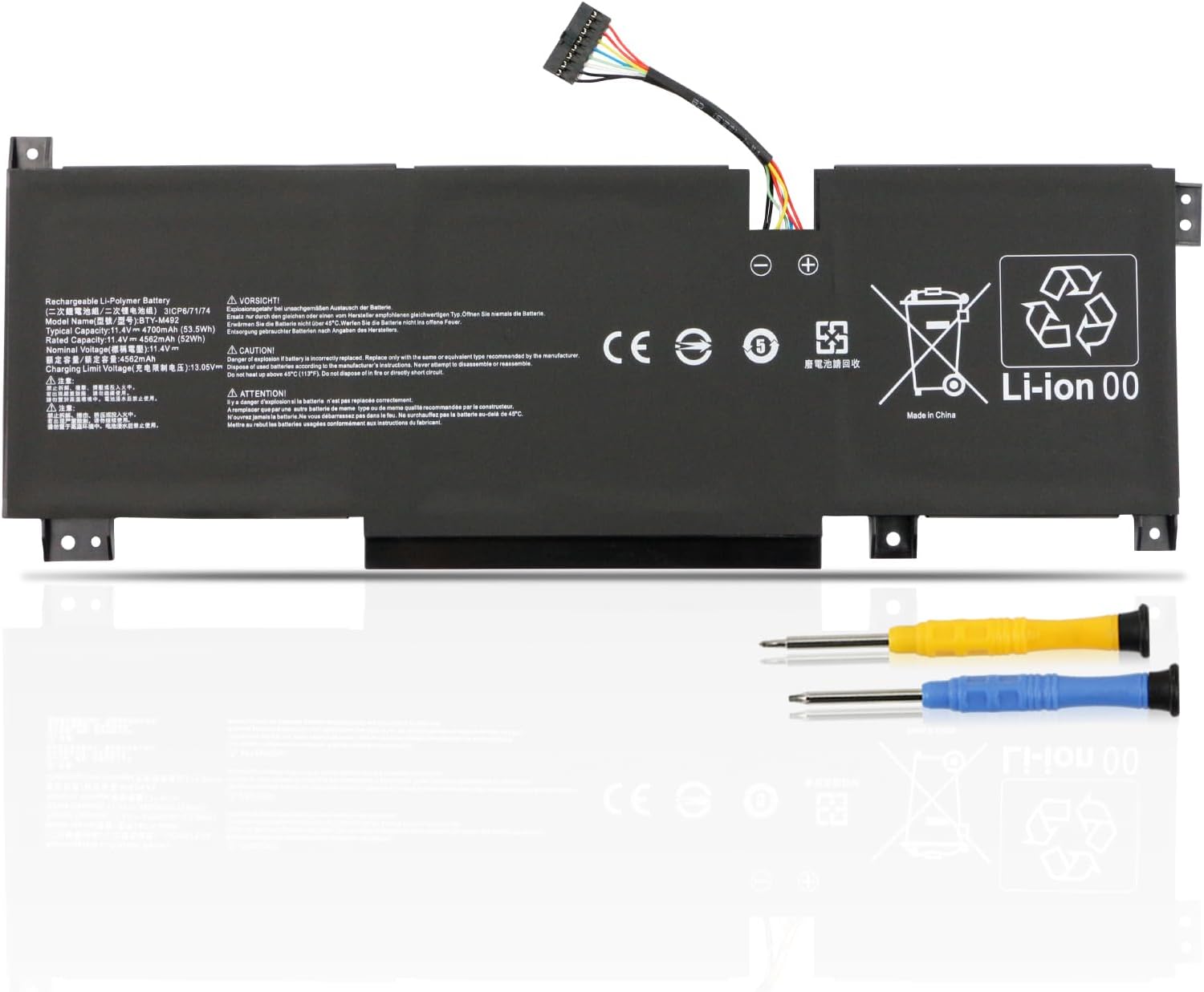 akku für BTY-M492 MSI Bravo 15 B5DD Sword 15 A11UD A11UE A11SC