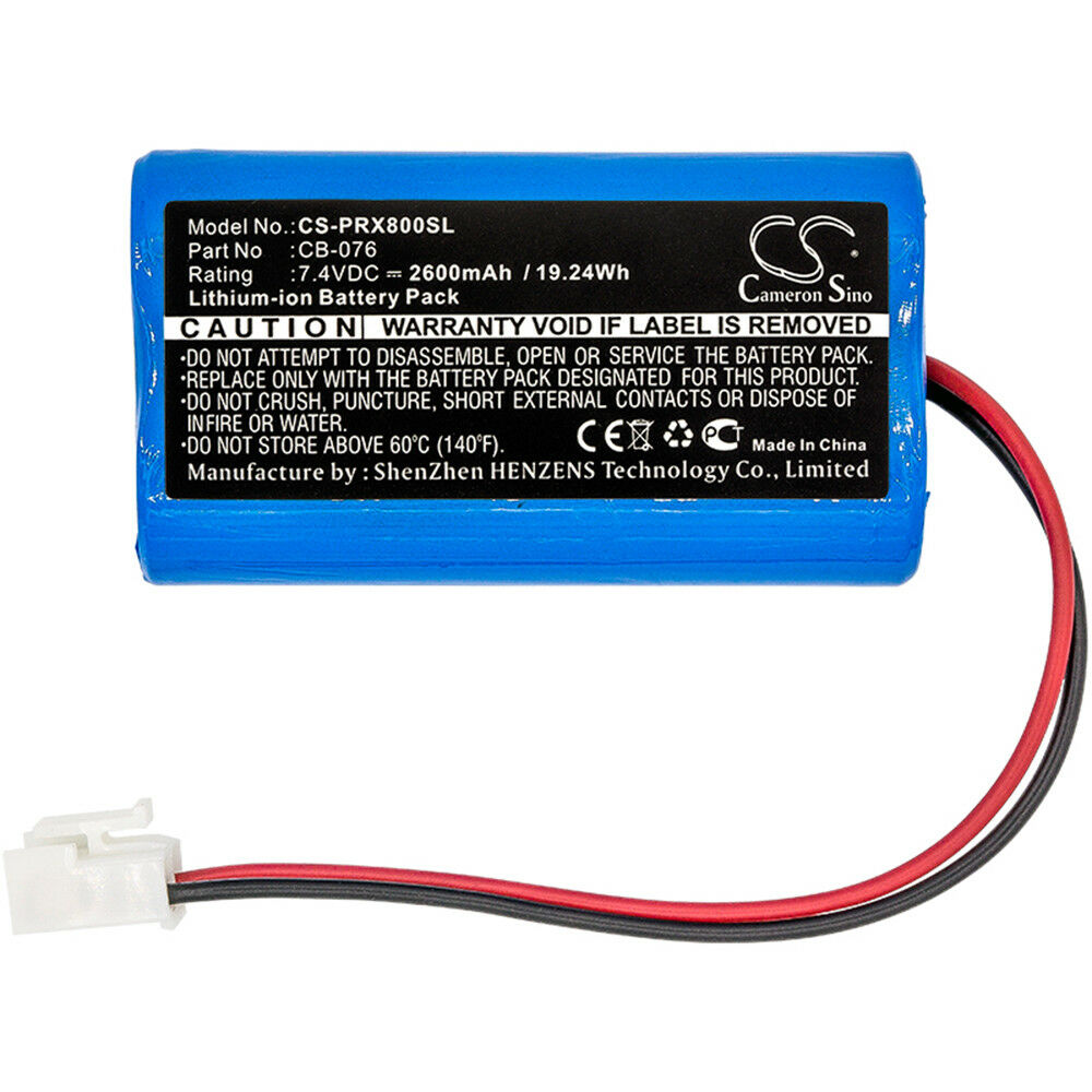 akku für 7,4V Li-Ion Promax 8 Premium CATV Analyser - CB-076 -2600mAh